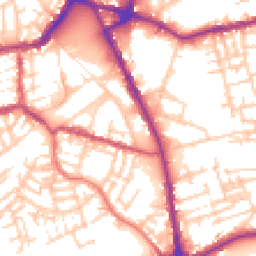 Daytime road noise heatmap for OL11 1AH