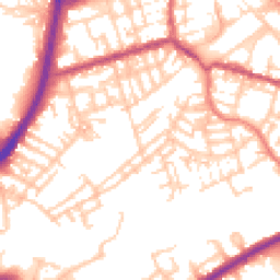 Daytime road noise heatmap for OL11 1AT
