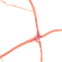 Night-time road noise heatmap for OL11 1AU