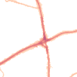 Night-time road noise heatmap for OL11 1BD