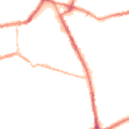 Night-time road noise heatmap for OL11 1BN