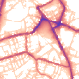 Daytime road noise heatmap for OL11 1DN
