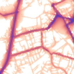 Daytime road noise heatmap for OL11 1EL