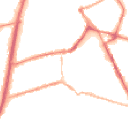 Night-time road noise heatmap for OL11 1EU