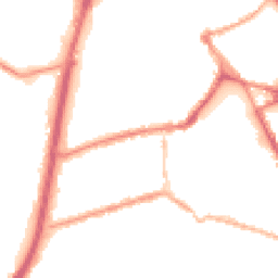 Night-time road noise heatmap for OL11 1HE
