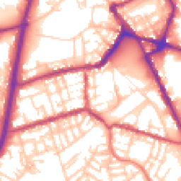 Daytime road noise heatmap for OL11 1HF