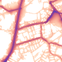 Daytime road noise heatmap for OL11 1HJ