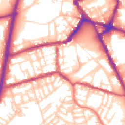 Daytime road noise heatmap for OL11 1HR