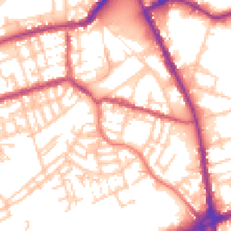Daytime road noise heatmap for OL11 1JW
