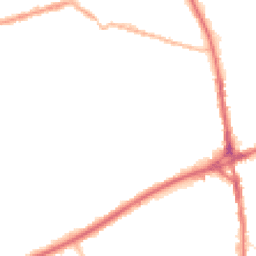 Night-time road noise heatmap for OL11 1NH