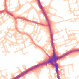 Daytime road noise heatmap for OL11 1RA