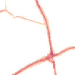 Night-time road noise heatmap for OL11 1RA