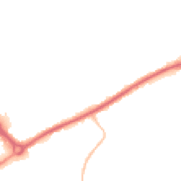 Night-time road noise heatmap for OL11 1TL