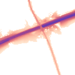 Night-time road noise heatmap for OL11 2BA