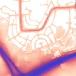Daytime road noise heatmap for OL11 2BG