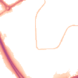 Night-time road noise heatmap for OL11 2BU