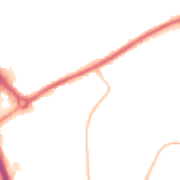 Night-time road noise heatmap for OL11 2LL