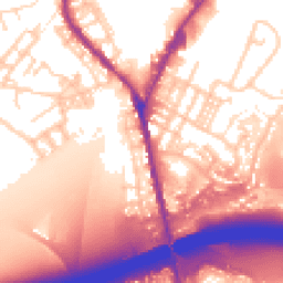 Daytime road noise heatmap for OL11 2LX