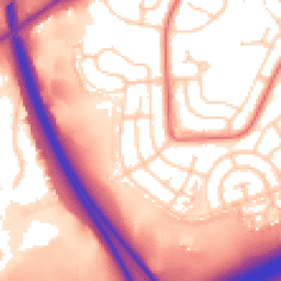 Daytime road noise heatmap for OL11 2RP