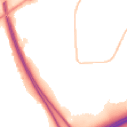 Night-time road noise heatmap for OL11 2RP