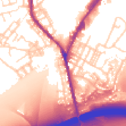 Daytime road noise heatmap for OL11 2SN