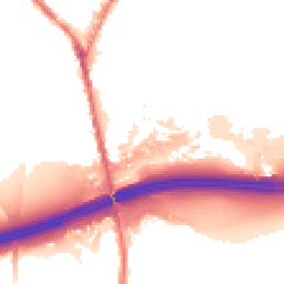 Night-time road noise heatmap for OL11 2TU