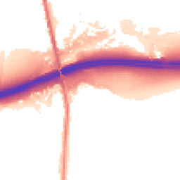 Night-time road noise heatmap for OL11 2XS