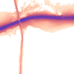 Night-time road noise heatmap for OL11 2XT