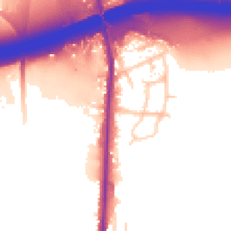 Daytime road noise heatmap for OL11 2YL