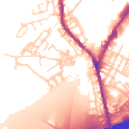 Daytime road noise heatmap for OL11 3BJ