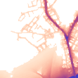 Daytime road noise heatmap for OL11 3BN