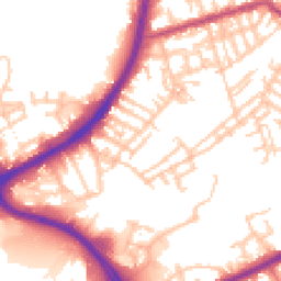 Daytime road noise heatmap for OL11 3PU