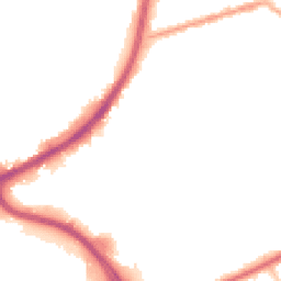 Night-time road noise heatmap for OL11 3PU