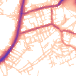 Daytime road noise heatmap for OL11 3UF