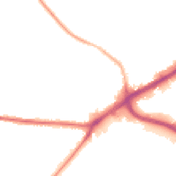 Night-time road noise heatmap for OL11 4AP