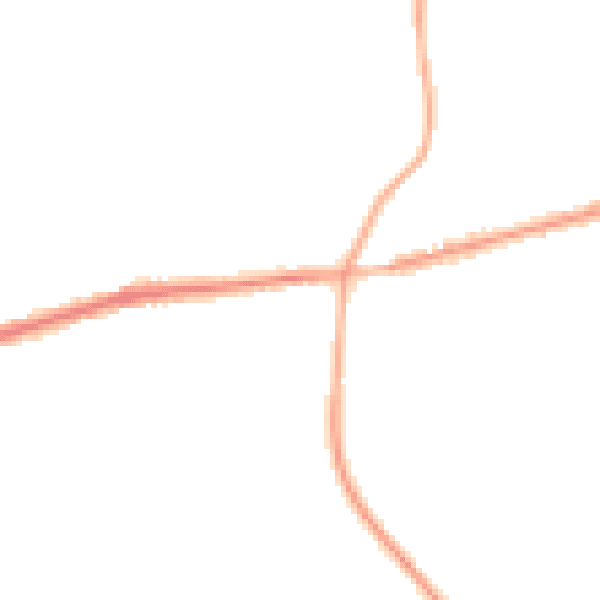 Night-time road noise heatmap for OL11 4DU