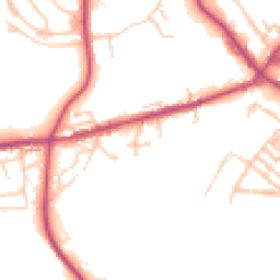 Daytime road noise heatmap for OL11 4EJ