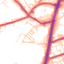 Daytime road noise heatmap for OL11 4HD
