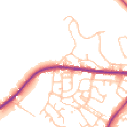 Daytime road noise heatmap for OL11 4NT