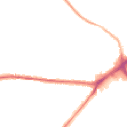 Night-time road noise heatmap for OL11 4NY