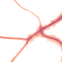 Night-time road noise heatmap for OL11 4PH