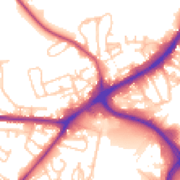 Daytime road noise heatmap for OL11 4QP