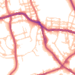 Daytime road noise heatmap for OL11 5BP