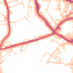 Daytime road noise heatmap for OL11 5HD