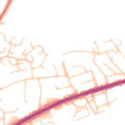 Daytime road noise heatmap for OL11 5LX