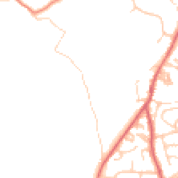 Daytime road noise heatmap for OL11 5UU