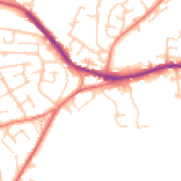 Daytime road noise heatmap for OL11 5XT