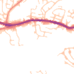 Daytime road noise heatmap for OL11 5YT