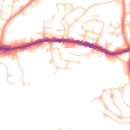 Daytime road noise heatmap for OL11 5YU
