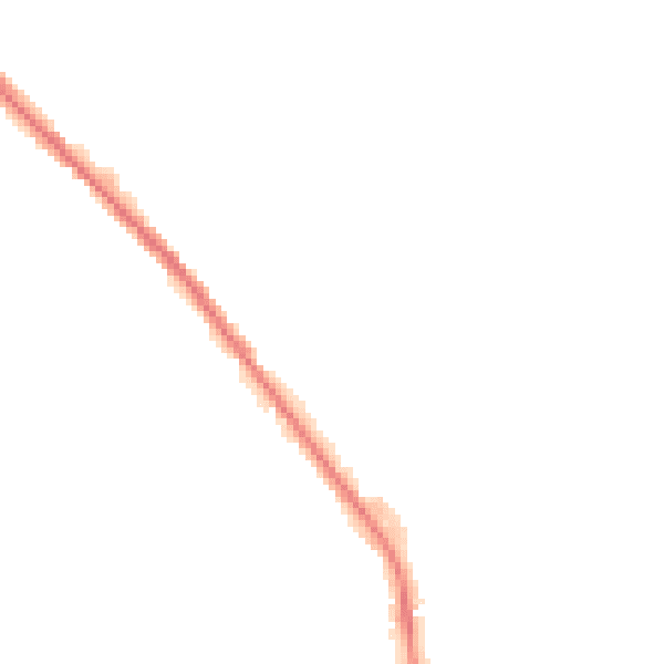 Night-time road noise heatmap for OL12 0BS